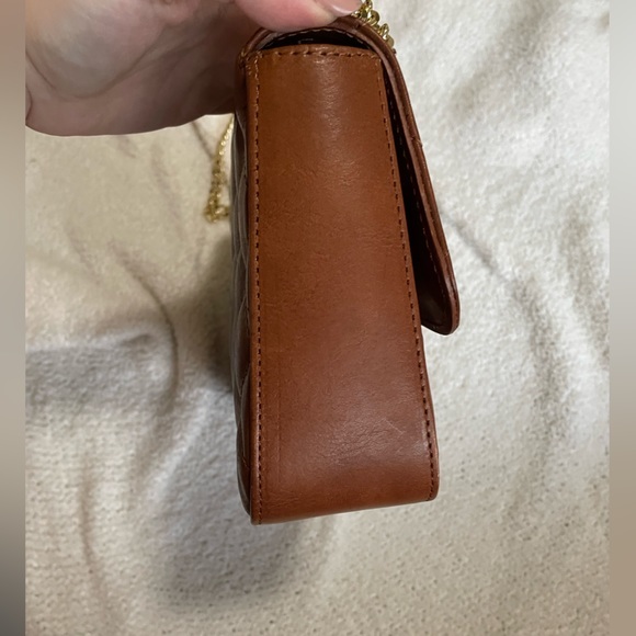 NWT I Medici Firenze Italian‎ Leather Quilted Purse in Rich Chocolate - Picture 6 of 14